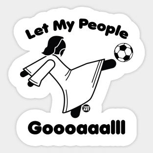 let people goal jesus Sticker